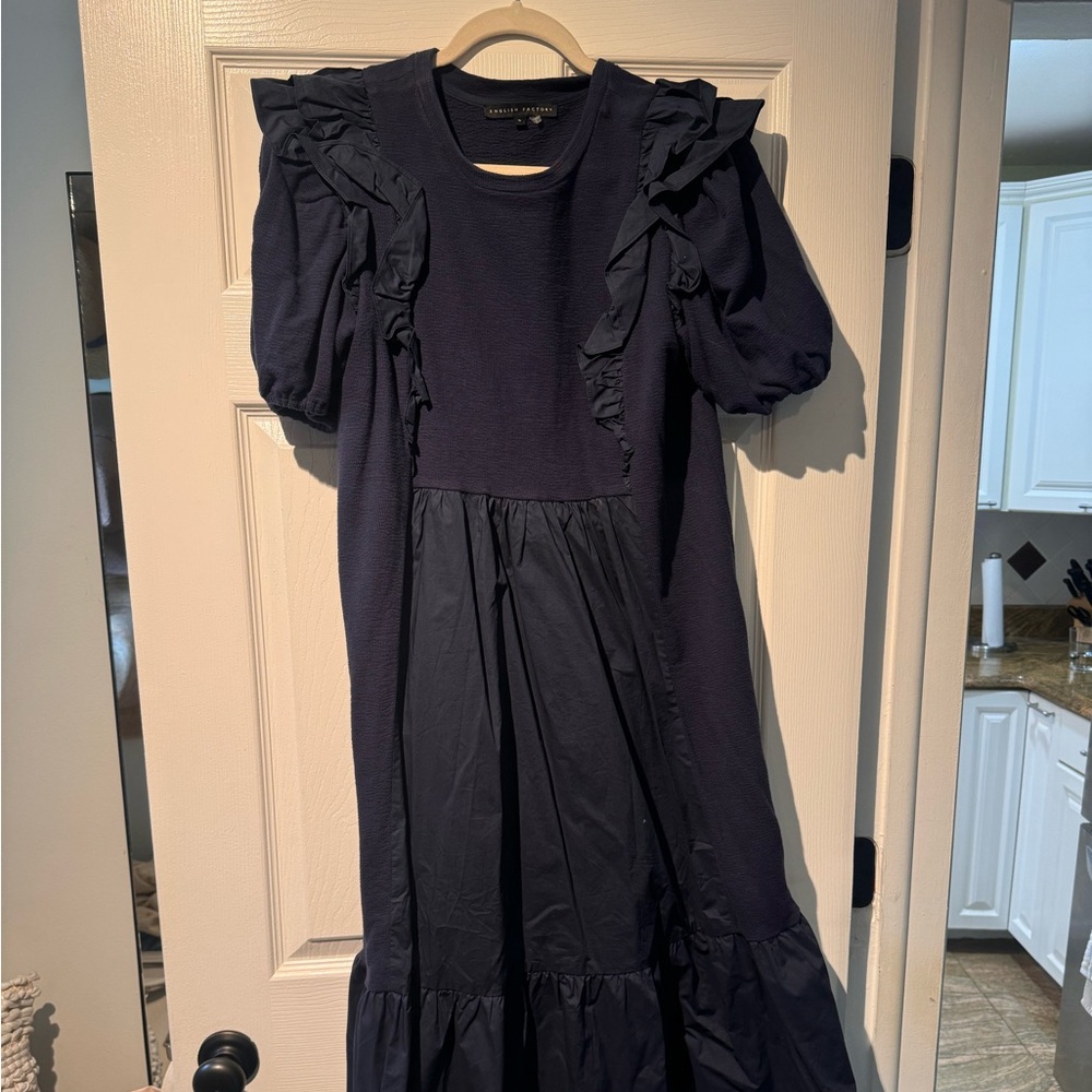 Elegant Navy Dress